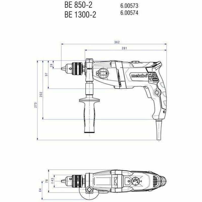 Tournevis Metabo 6798308 1300 W