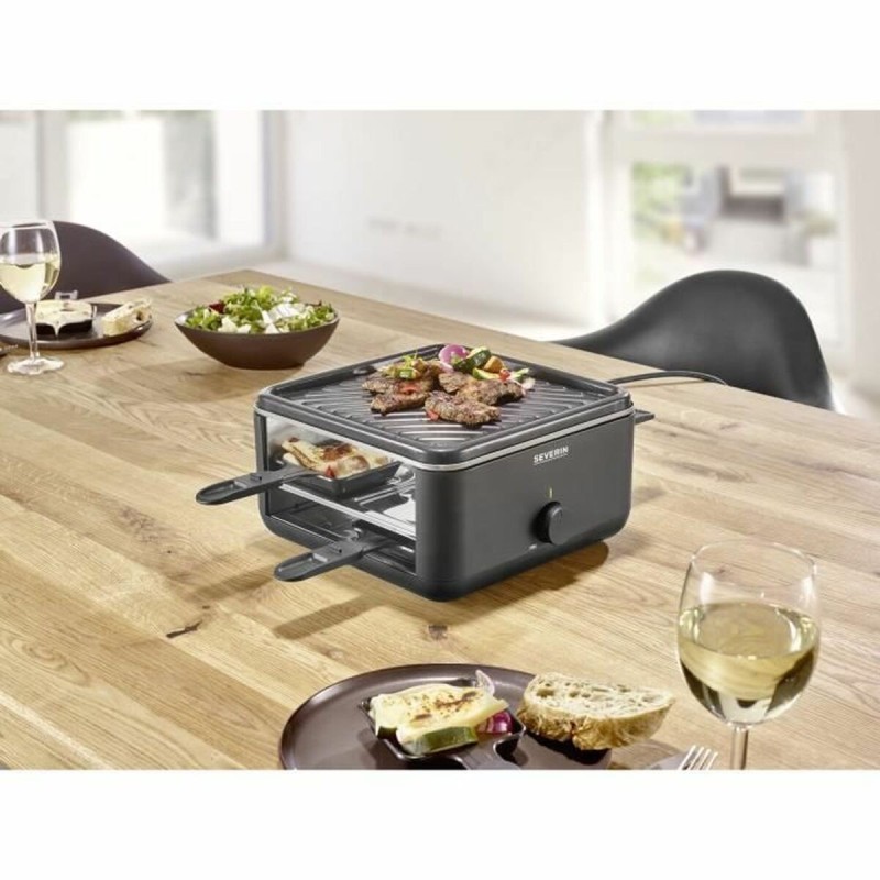 Plaque chauffantes grill Severin RG2360 Noir 24 x 24 cm