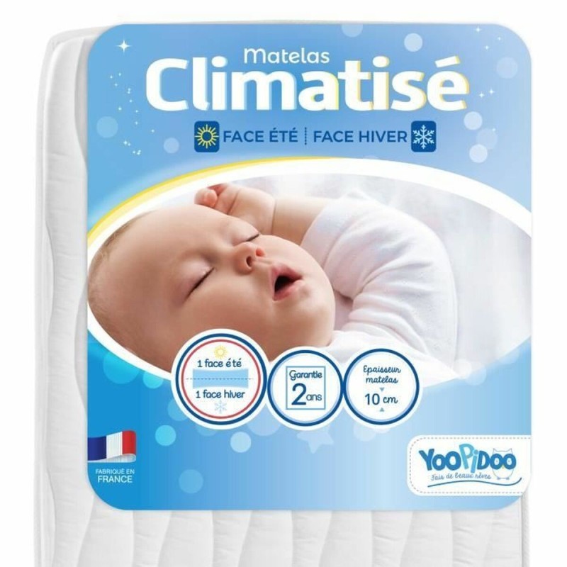 Matelas pour lit de bébé YOOPIDOO Air-conditioned 60 x 120 cm