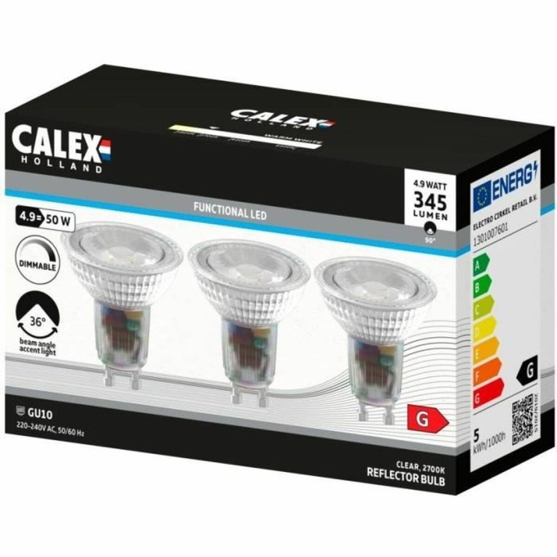 Lampe LED Calex Blanc G 4,9 W (2700 K)