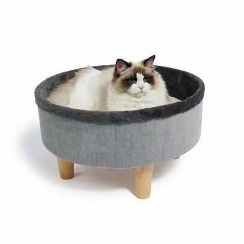 Lit pour chat MPETS ROUND Gris 47 x 47 x 26 cm