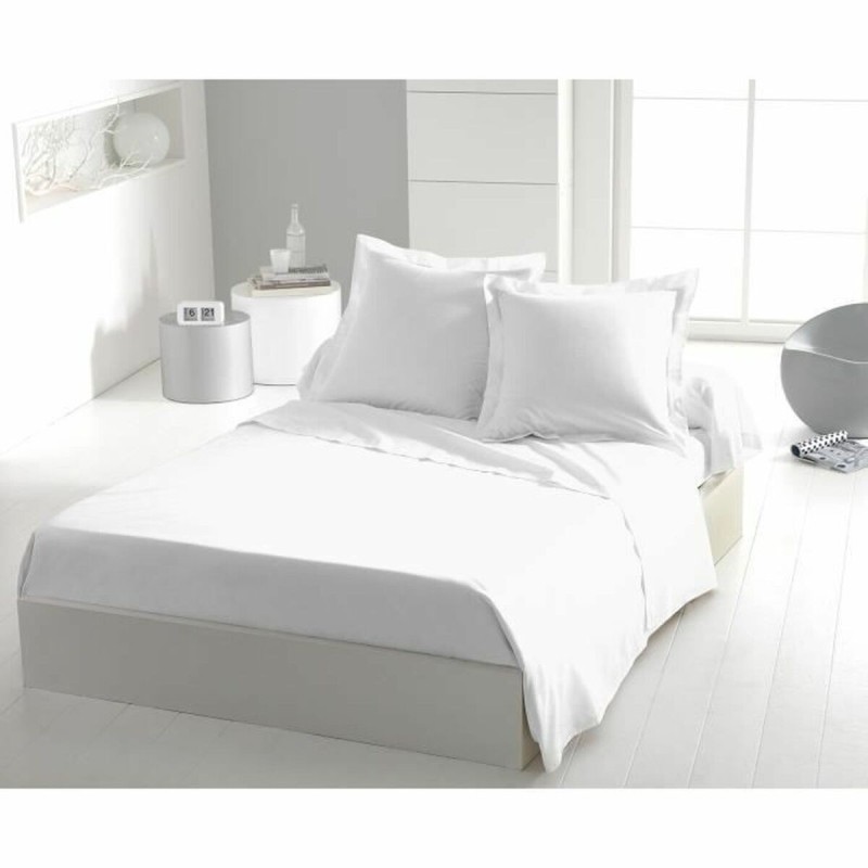 Jeu de draps HOME LINGE PASSION Flat sheet Blanc Lit simple 180 x 290 cm