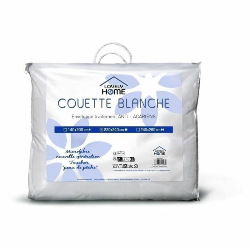 Remplissage de couette Lovely Home Blanc 450 g/m² (1 Pièce)