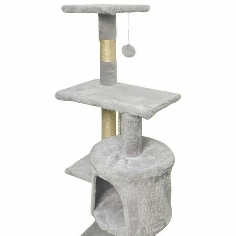 Grattoir pour Chats Paloma tree Gris Tissu Peluche Bois Sisal (1 Unité)