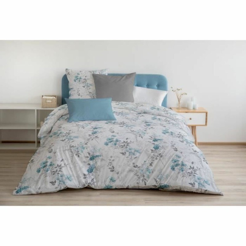 Parure de couette HOME LINGE PASSION POMPADOUR Bleu/Blanc