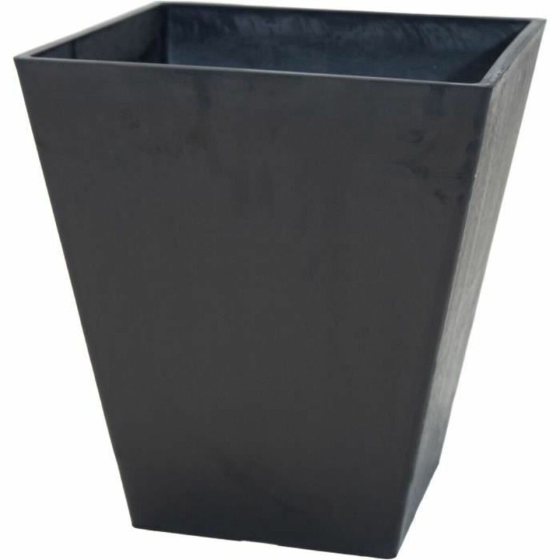 Pot Mega Collections Ecostone Square Noir 48 x 57 cm