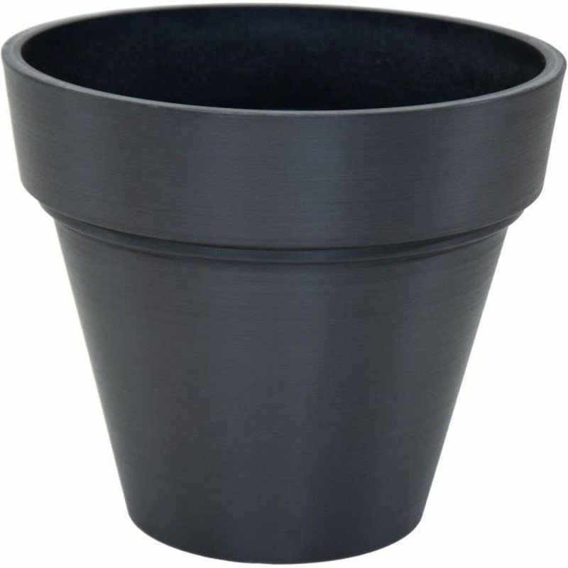 Pot Mega Collections Ecostone Planter Noir Ø 35 cm 35 cm 35 x 30 cm