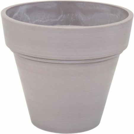 Pot Mega Collections Ecostone Planter Marron Taupe 55 x 51 cm