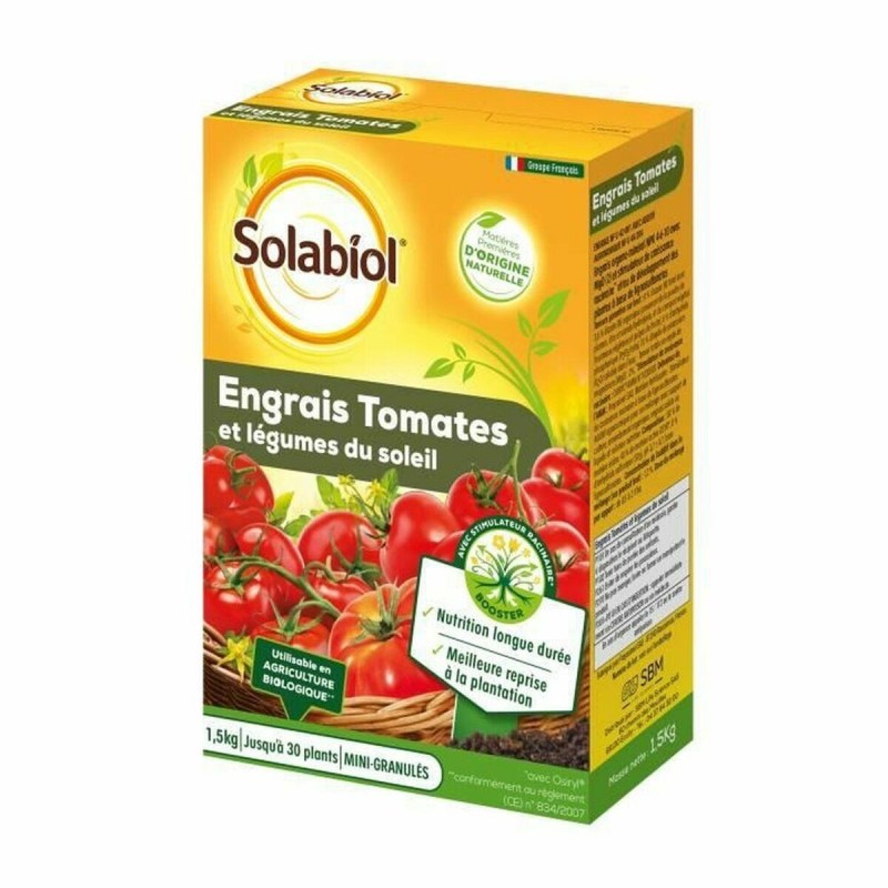 Engrais pour les plantes Solabiol Sotomy15 Tomate Légumes 1