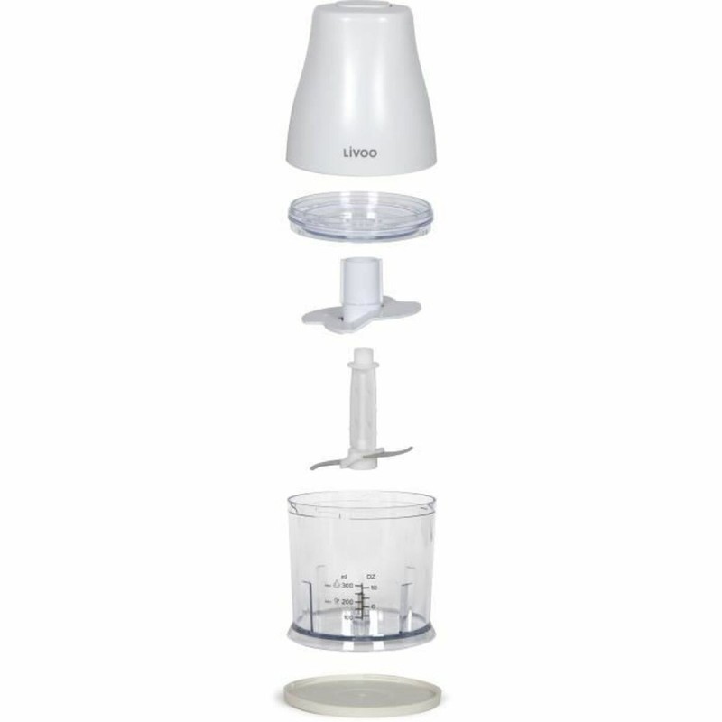 Hachoir Livoo Chopper Blanc 400 W Acier inoxydable