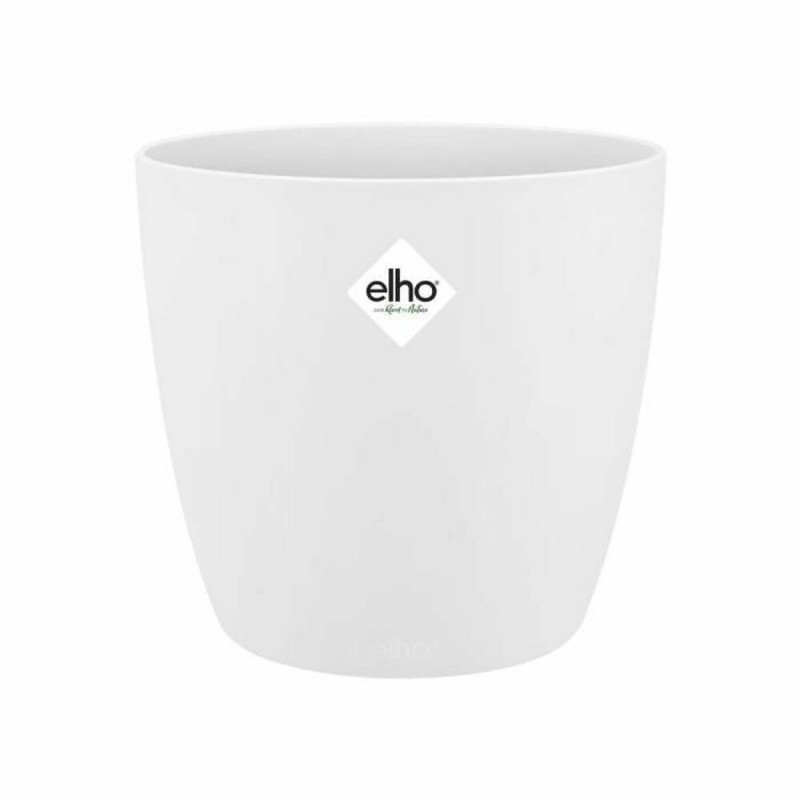 Pot Elho Blanc Plastique Rond