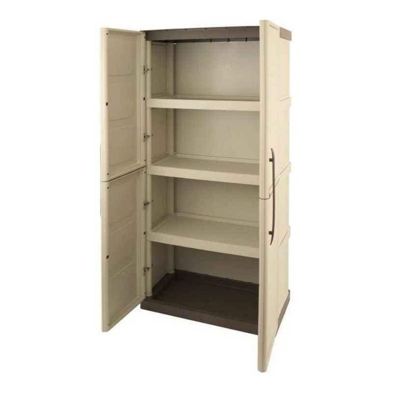 Armoire TOOD 70 x 39 x 165 cm Beige Gris Résine 60 Kg 70 x 39 x 165 cm