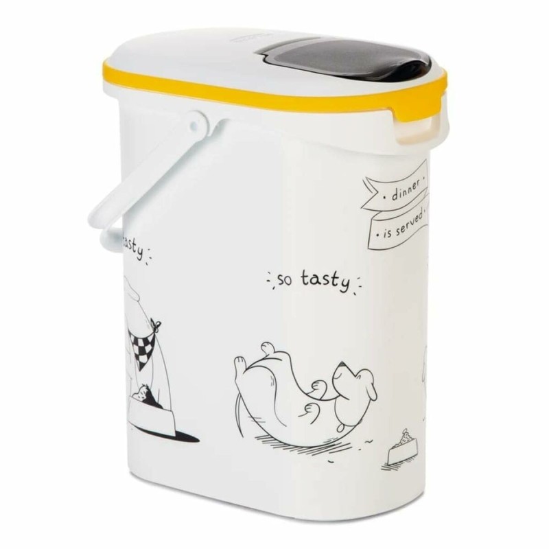 Boîte de nourriture pour animaux Curver 794092 Blanc Plastique 4 Kg 10 L