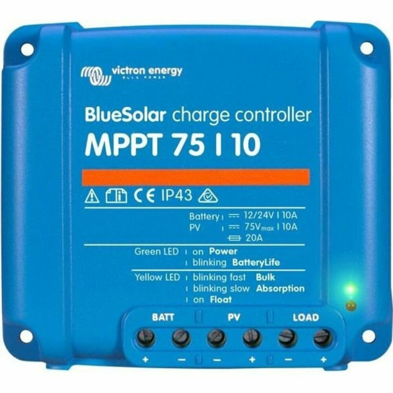 Contrôleur Victron Energy MPPT - 75/10 Chargeur 12/24 V 10 A Solaire