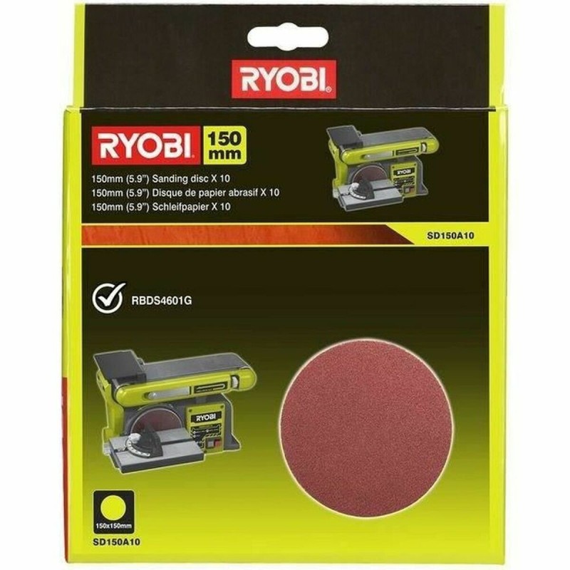 Disques abrasifs Ryobi Ø 150 mm (10 Unités)