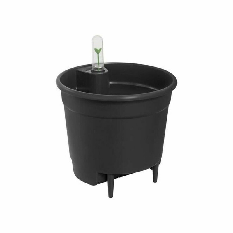 Pot auto-arrosant Elho Insert 28 Noir Plastique 27