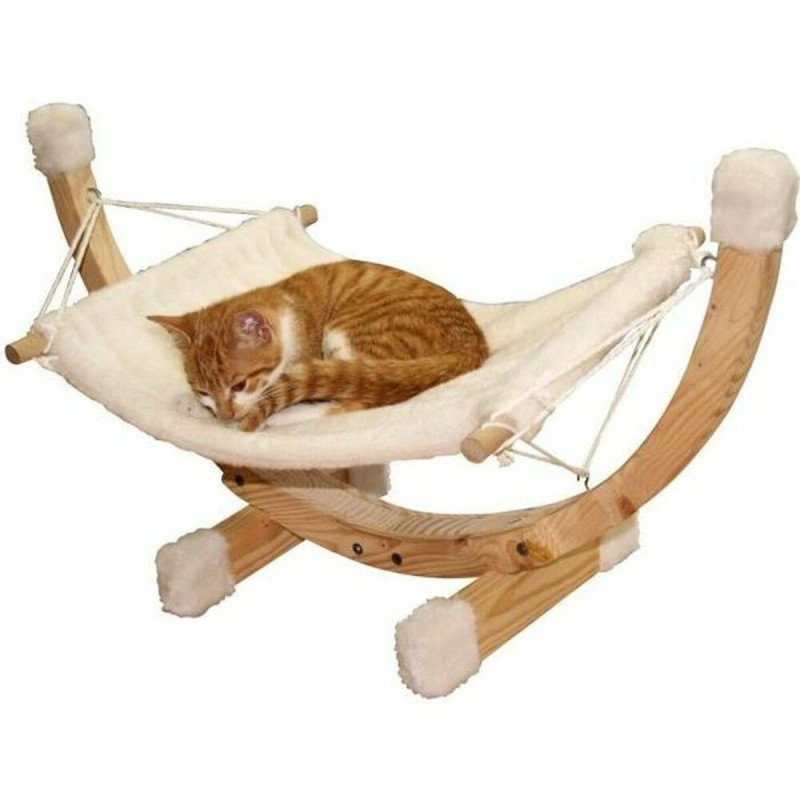 Hamac Suspendu pour Chats Kerbl Siesta 73 x 36 x 34 cm Blanc