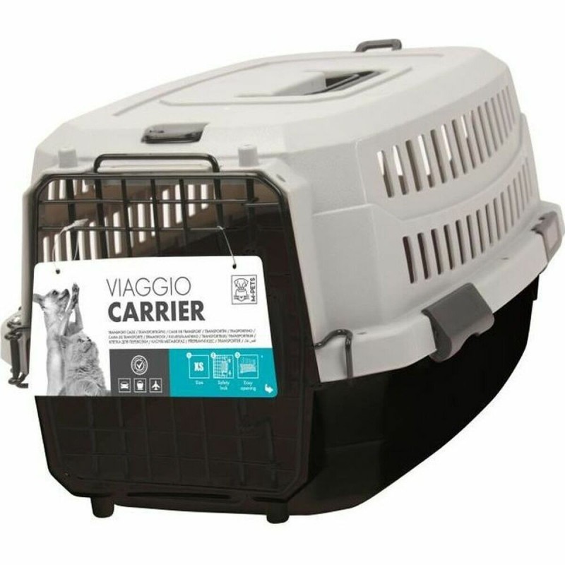 Cage de Transport MPETS Noir Gris 58