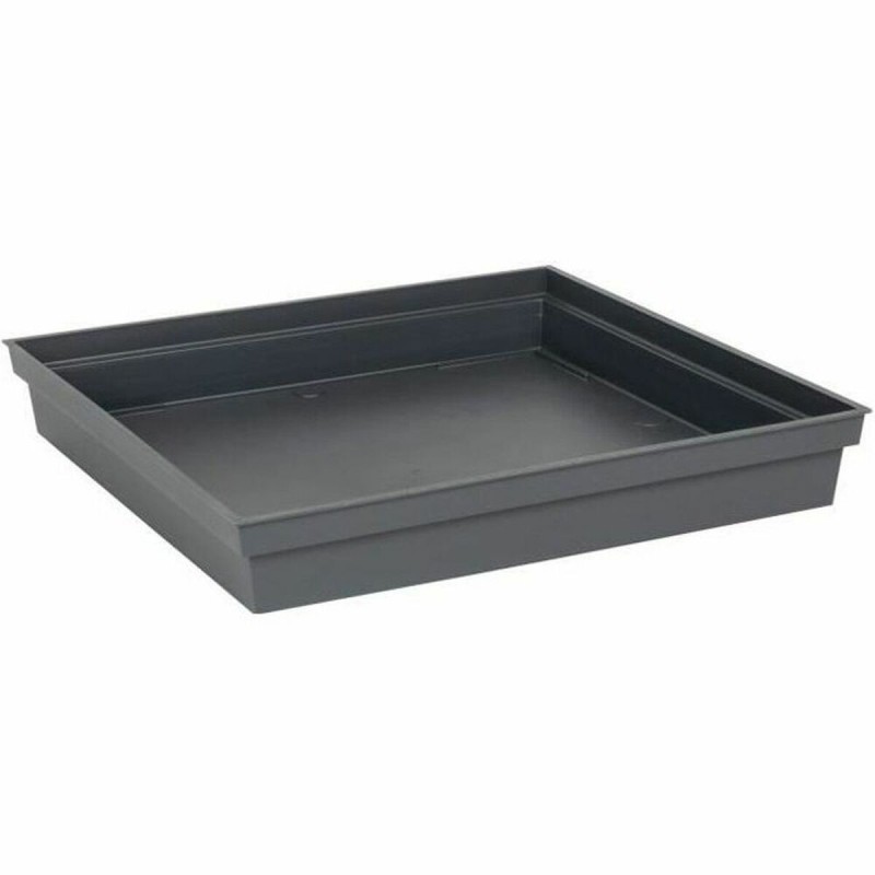 Sous-pot EDA Tuscany Carré Anthracite 40 x 40 x 5