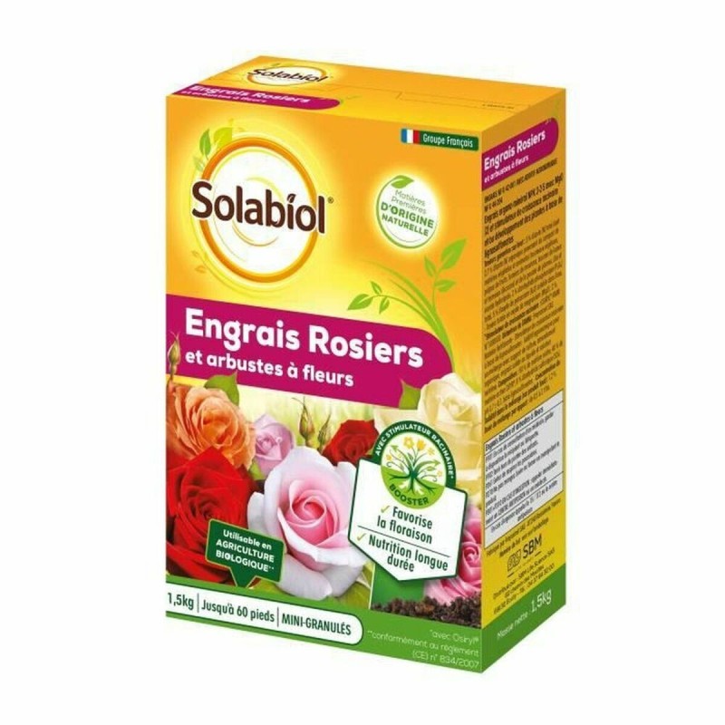 Engrais pour les plantes Solabiol Sorosy15 Rose Fleurs 1