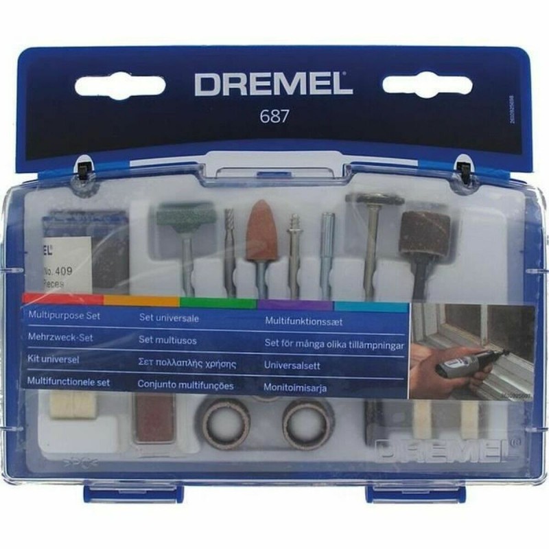 Ensemble d'accessoires pour outils multiples Dremel 687 52 Pièces