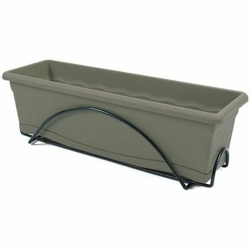 Pot Plastiken Terra Collection 60 x 20 cm Taupe Plastique