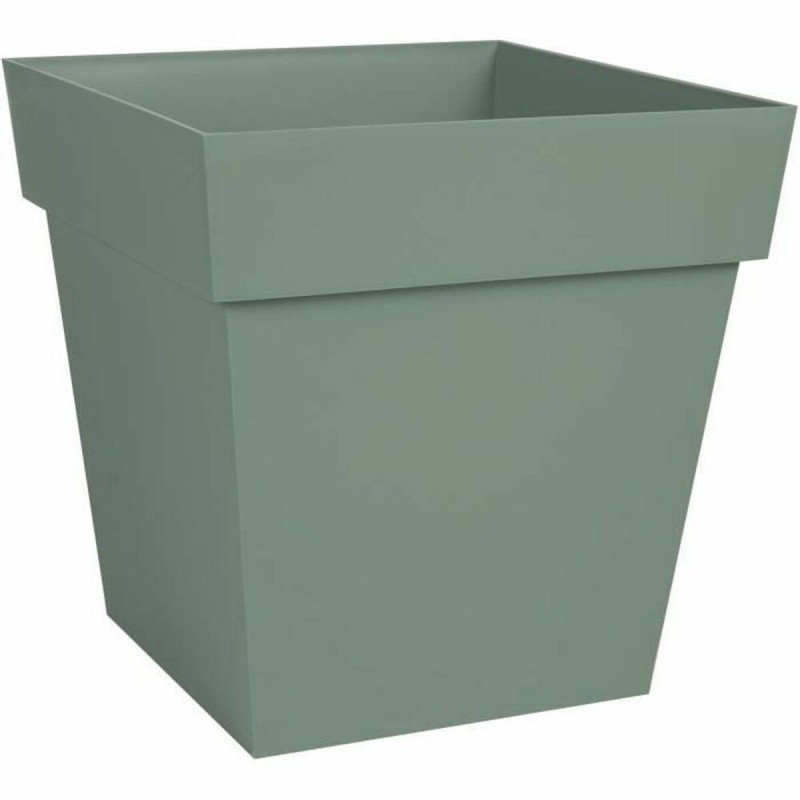 Pot EDA Tuscany Vert Plastique Carré 32 x 32 x 32 cm