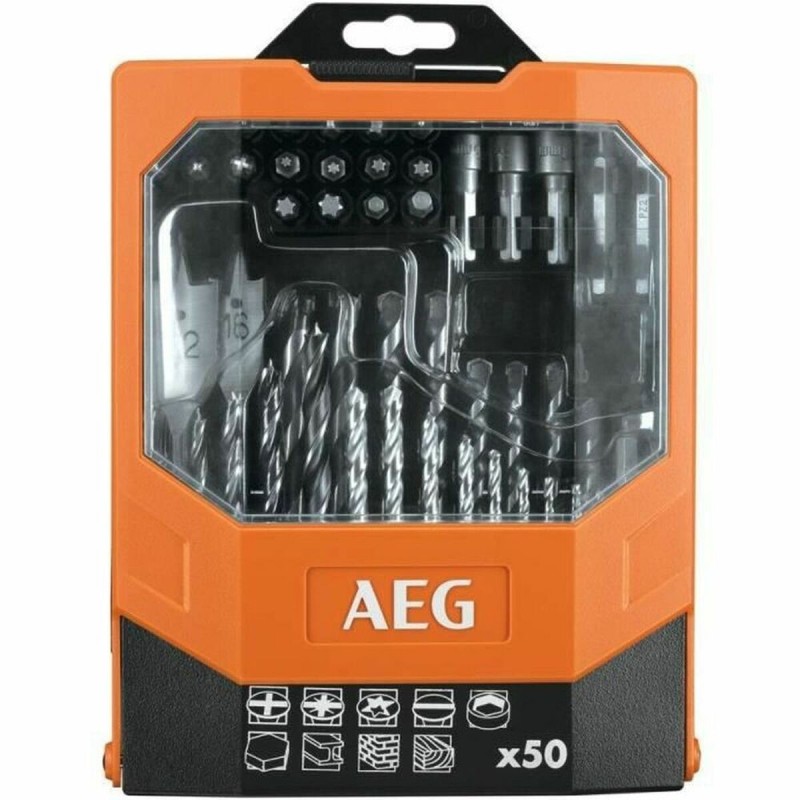 Kit de mèches et embouts AEG Powertools AAKDD50 50 Pièces