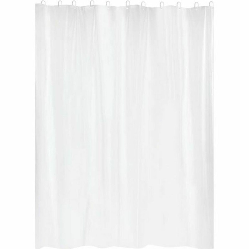 Rideau de Douche Gelco Blanc PVC PEVA 180 x 200 cm