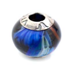 Perle de verre Femme Viceroy VMB0048-25 Bleu 1 cm