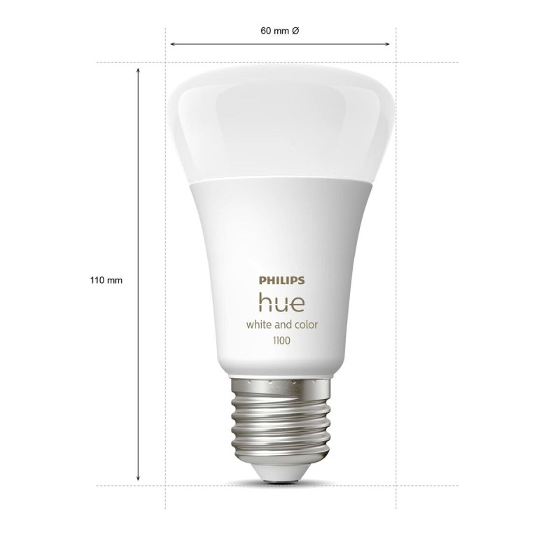 Lampe LED Philips Kit de inicio E27 Blanc F 9 W E27 806 lm (6500 K)