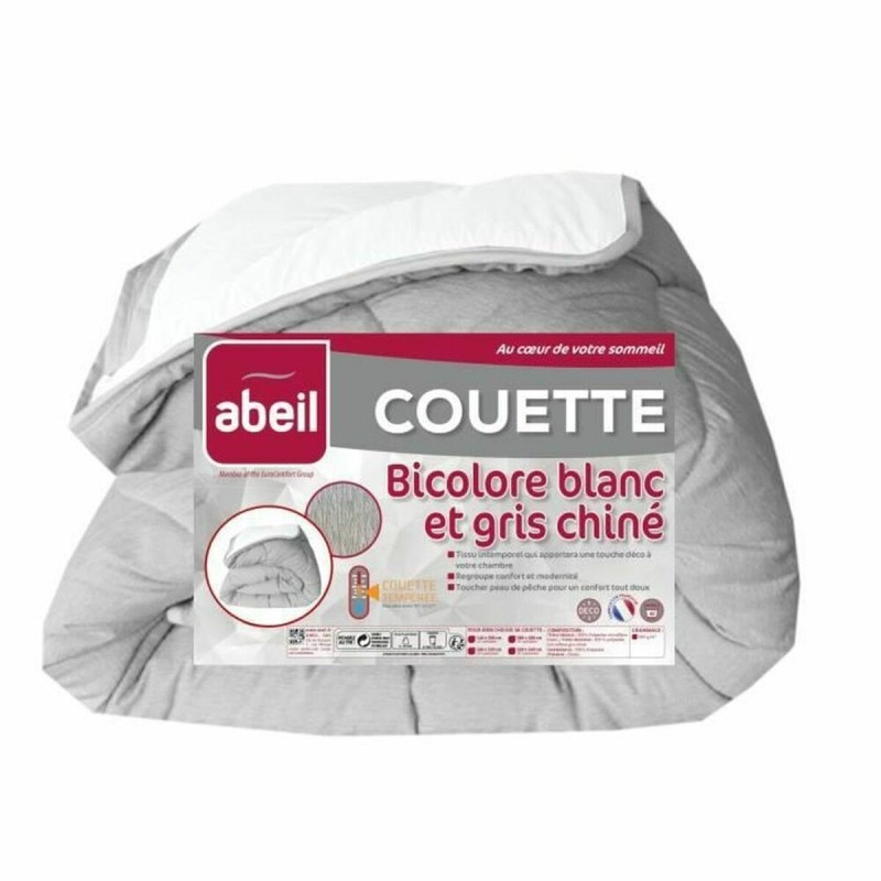 Remplissage de couette Abeil 220 x 240 cm Blanc/Gris