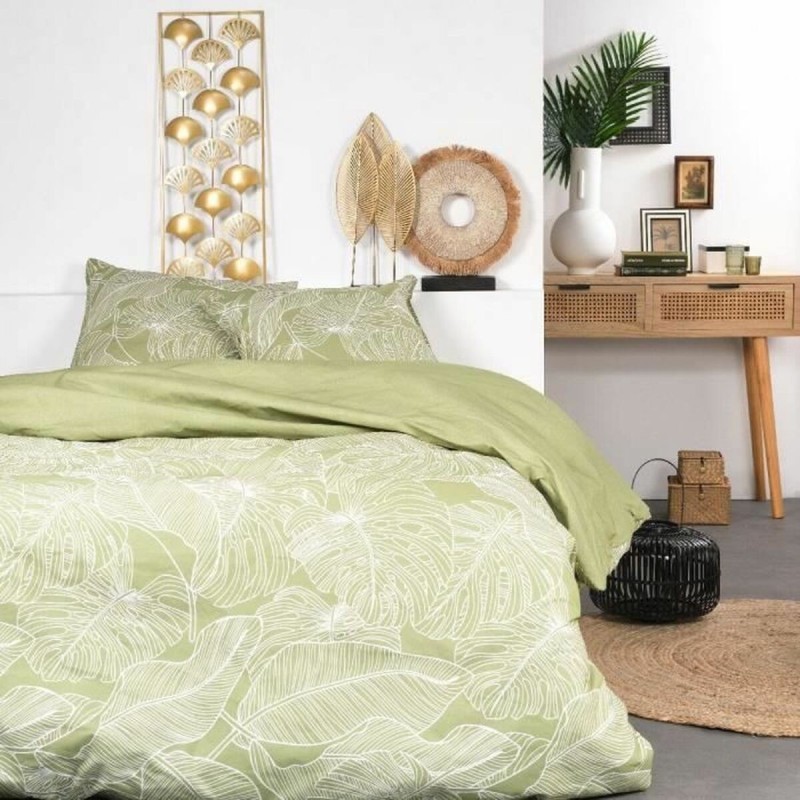 Housse de Couette SUNSHINE  TODAY  Floral Vert 240 x 260 cm