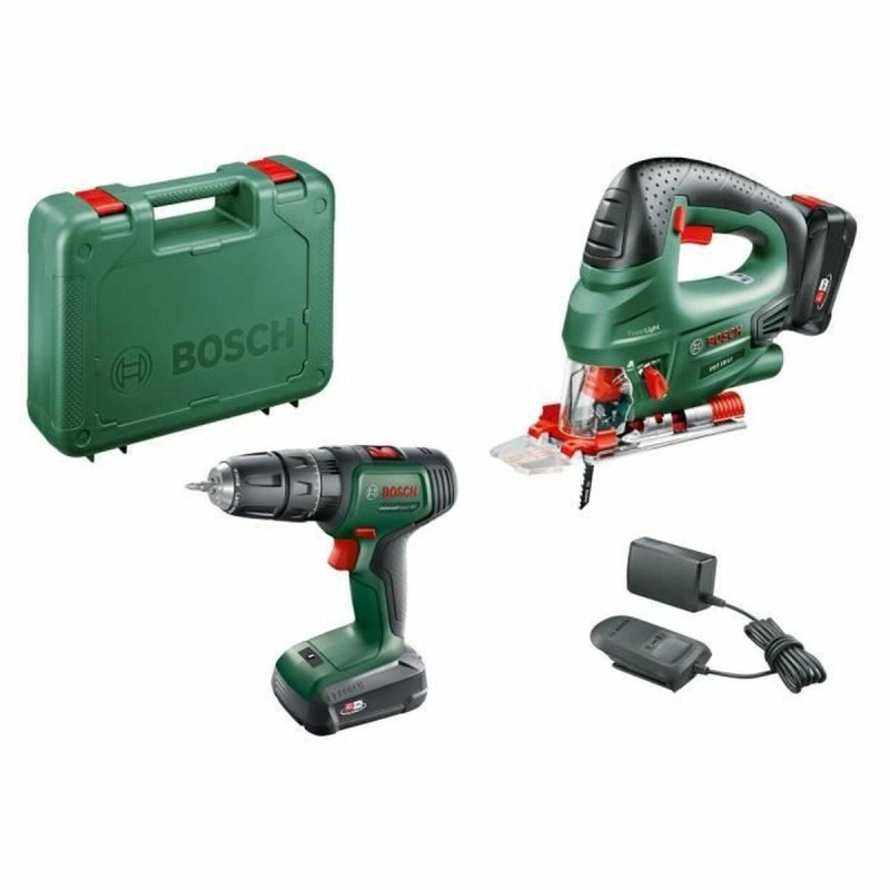 Set de forage et accessoires BOSCH UniversalImpact 18 + PST 18