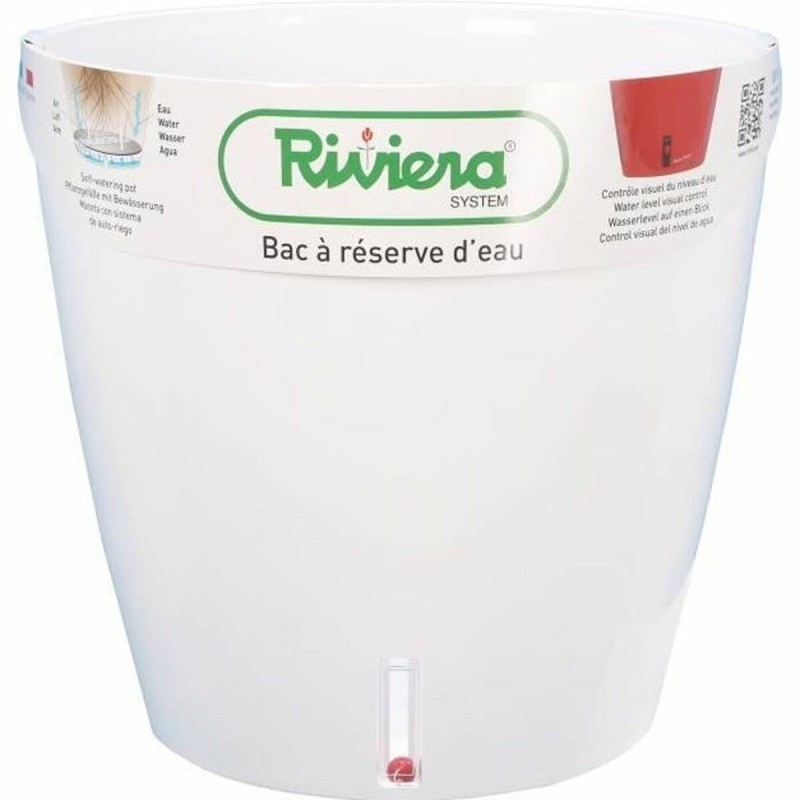 Pot Riviera Blanc Rond