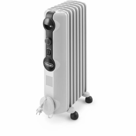 Radiateur à Huile (7 modules) DeLonghi Radia Blanc Gris 1500 W