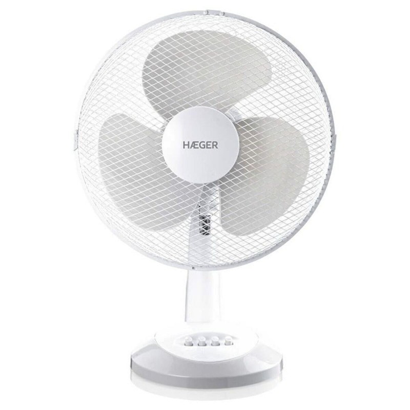 Ventilateur de Bureau Haeger FA-012.008A Blanc 40 W