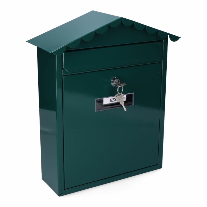 Boîte aux lettres EDM 85801 Tradition Vert Acier 26 x 9 x 35