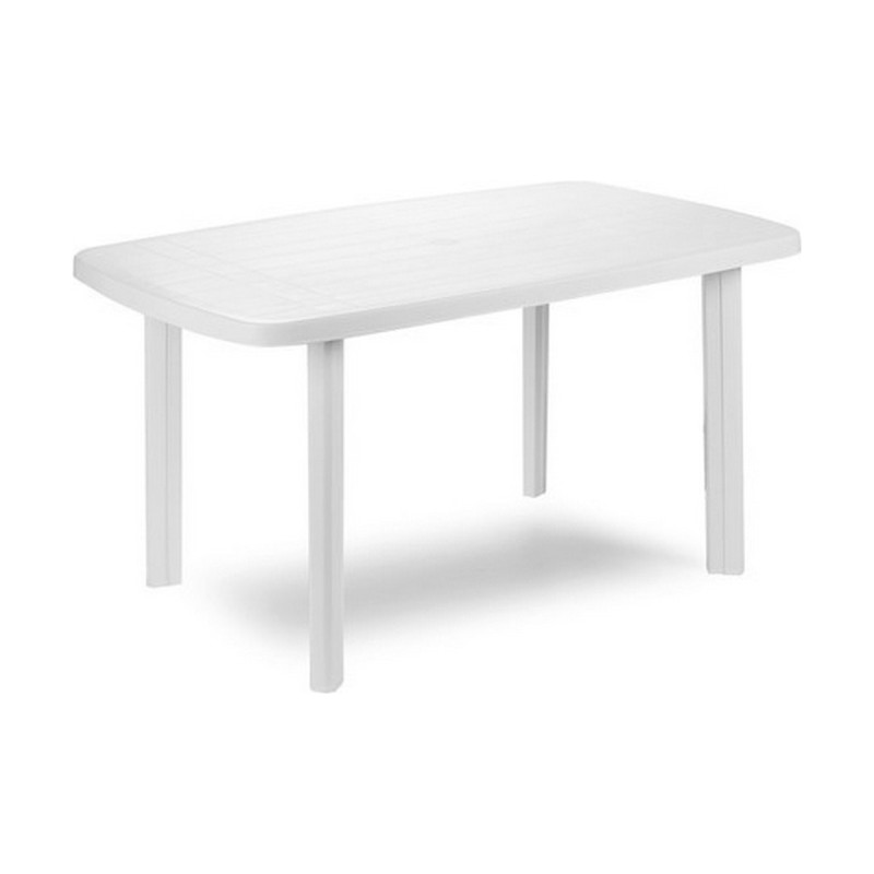 Table d'appoint IPAE Progarden 08330100 Blanc Résine (72 x 137 x 85 cm )