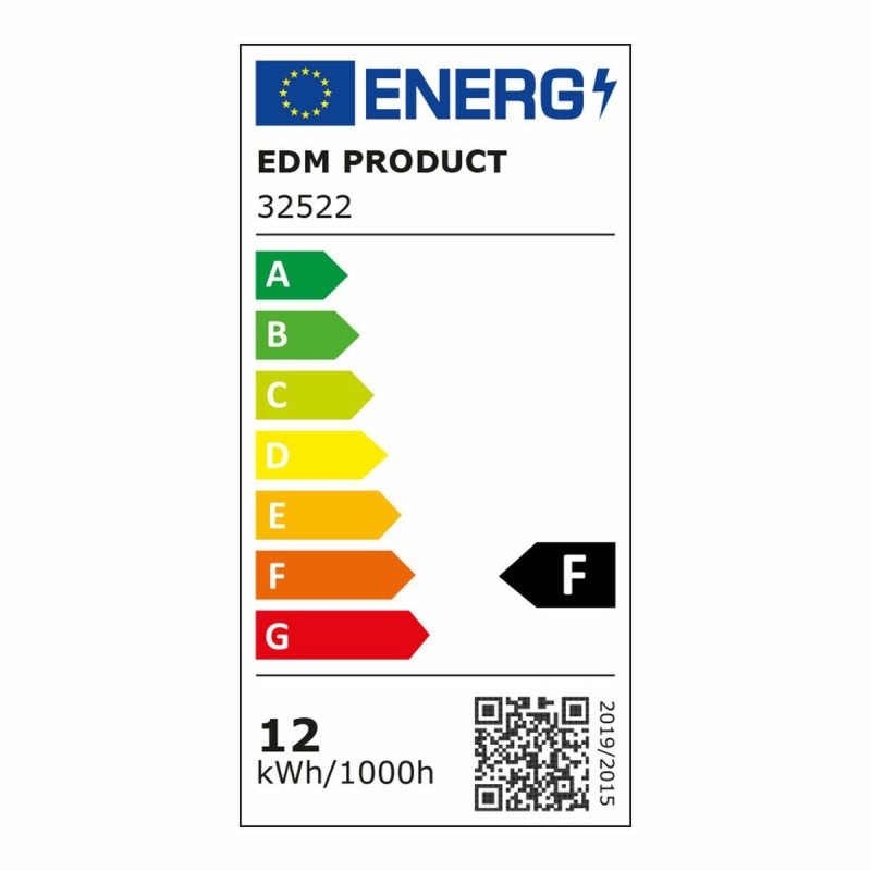 Applique plafond LED EDM 32522 F 12 W 60 W 840 lm (6400 K)