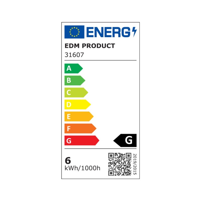 Spot encastré EDM 31607 Downlight A G 6 W 320 Lm (6400 K)