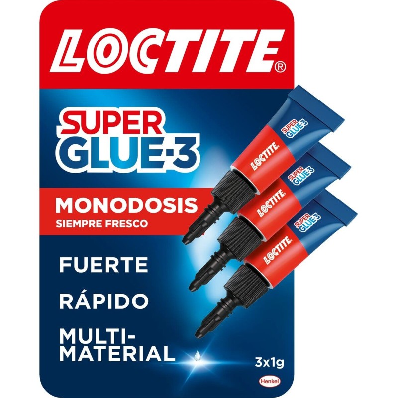 Colle Loctite mini trio