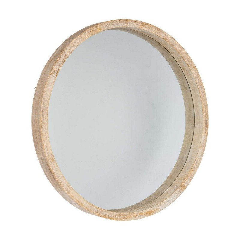 Miroir mural Atmosphera Rond Naturel (Ø 50 cm)