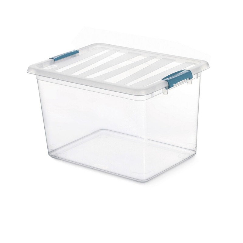 Boîte Multiusage Domopak Living Katla Avec des poignées Transparent 20 L polypropylène (39 x 29 x 25