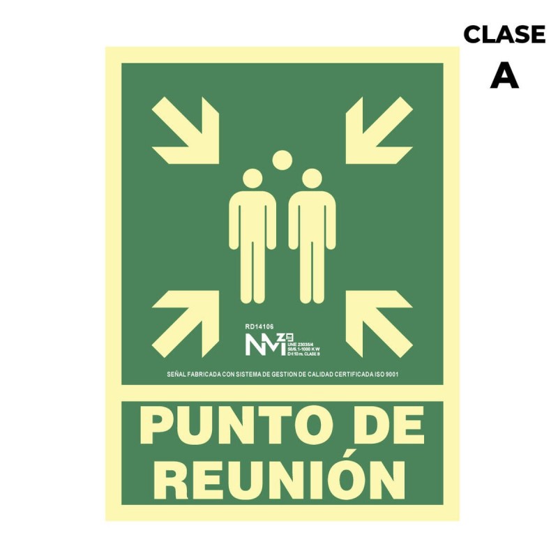 Panneau Normaluz Punto de reunión PVC 22