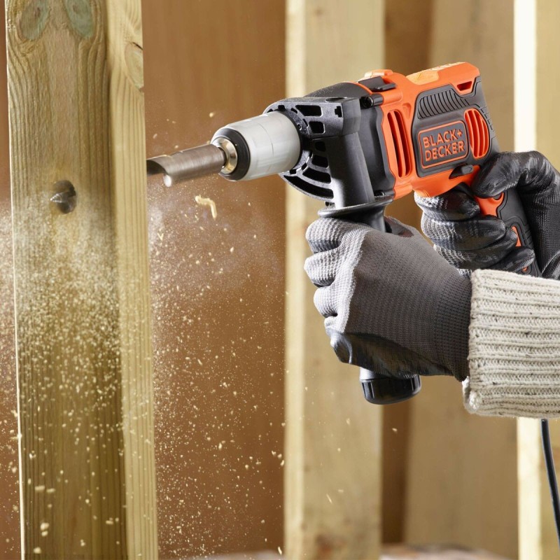 Perceuse à Percussion Black & Decker BEH850K 230 V 850 W