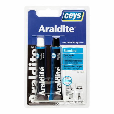 Adhésif instantané Ceys Araldite Standard 510107 30 ml 2 Pièces