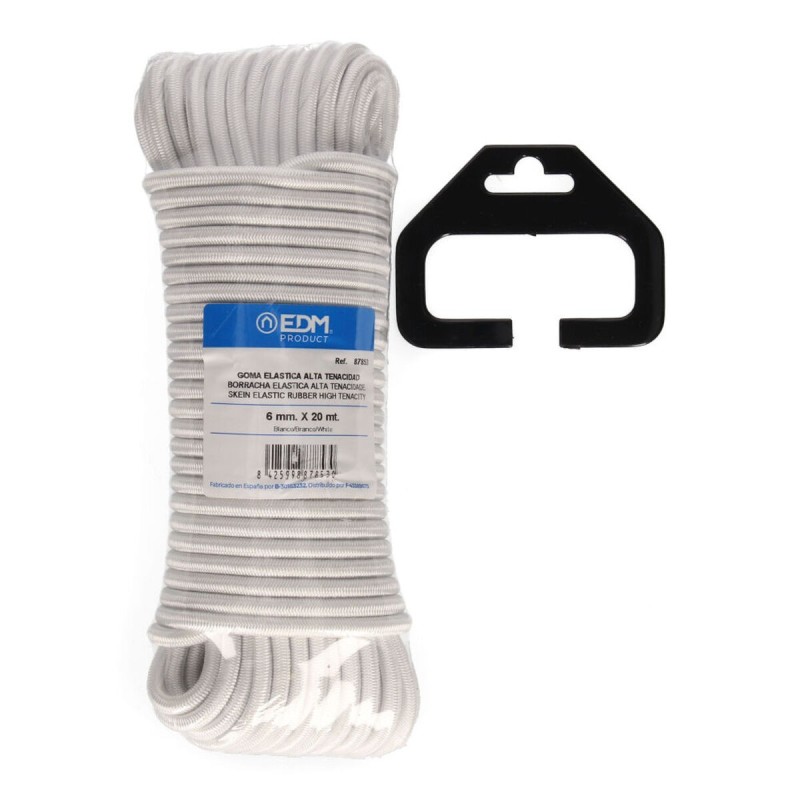 écheveau tressé EDM 87853 Blanc 20 m