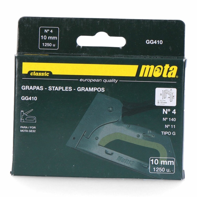 Agrafes Mota  gg410 1000 Unidades 10 mm Nº 4