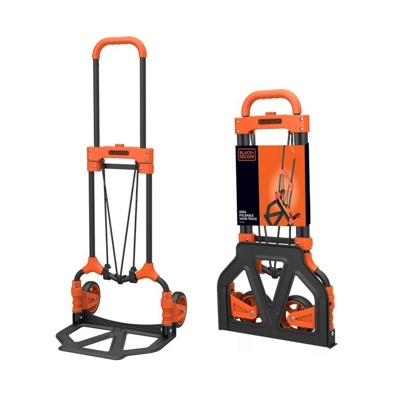 Chariot Black & Decker Noir Orange 65 Kg 40 x 41 x 102 cm Pliable